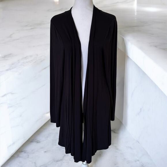 Lane Bryant Women’s Long Sleeves Open Front Navy Blue Lightweight Cardigan 14/16 - Picture 1 of 7